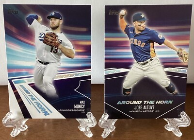 2024 Topps Around the Horn #ATH-10 & 23 (Set of 2) Max Muncy & Jose Altuve