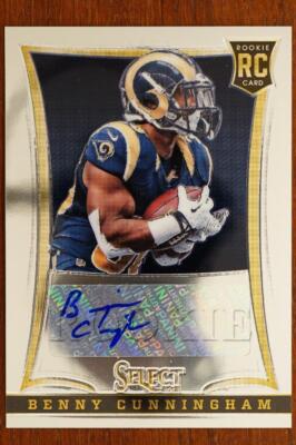 2013 Panini Select Rookie Auto 85/499 Benny Cunningham #253 Rookie Auto RC