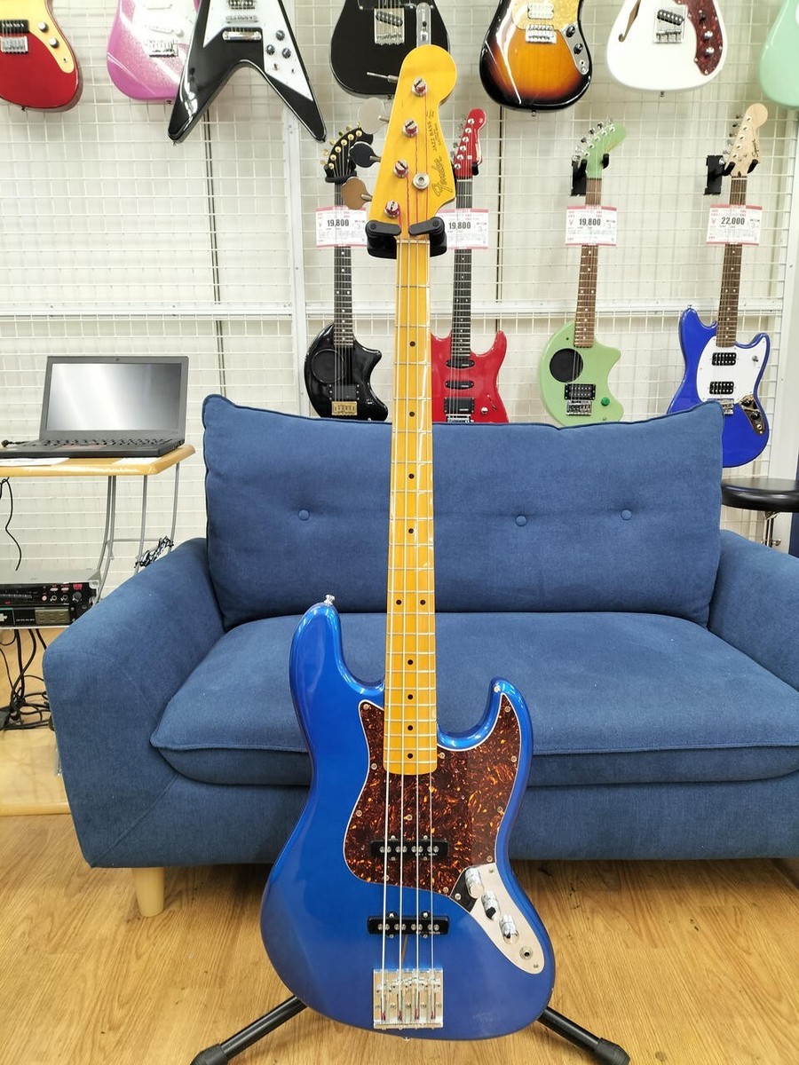 fender japan ジャズベース JB62 Fender Japan JB62 Jazz Bass Metallic Blue Crafted in Japan