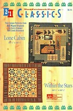 THE PATCHWORK PLACE CLASSICS-TWO QUILTS-LONE CABIN  WITHIN THE STARS-UNCUT