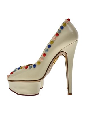 Charlotte Olympia Pumps/34/Crm | eBay