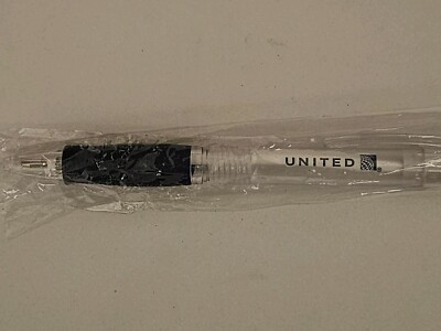 United Airlines Kugelschreiber Souvenir Logo Werbung Klick UK VERKÄUFER KOSTENLOSE PP