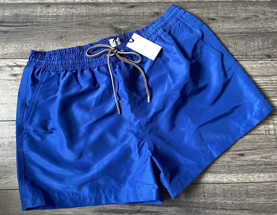 Paul Smith Bade Shorts Mit Multistreifen Zugband Größe XL BNWT