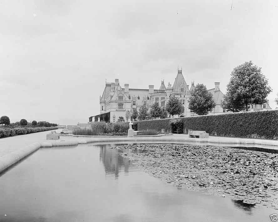 Biltmore House Estate viewed from south terrace 1902 Asheville New 11x17 Photo