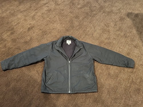 Used Men’s Black Fleece Lined Zip-Up Lightweight Old Navy Jacket (L) - Picture 3 of 11