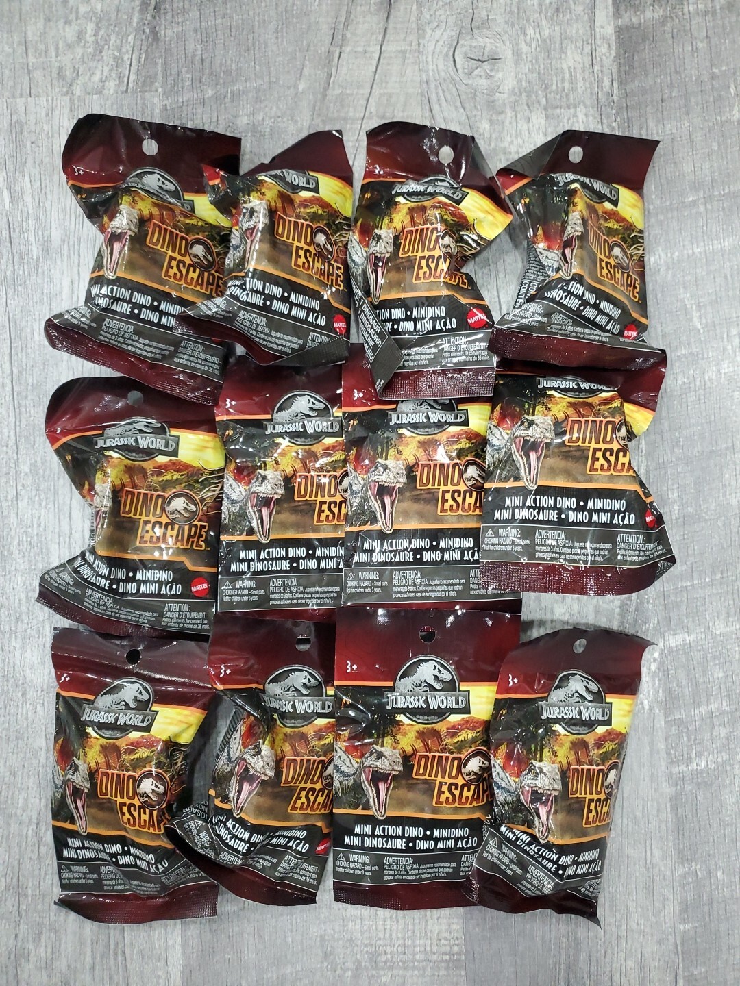 Jurassic World Dino Escape Mini Action Figure Blind Bags Lot of 12