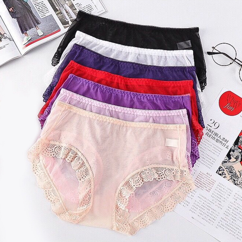 Mutandine Donna Aperte In Pizzo Con Fiocco - Perizoma Sexy Trasparente Taglie S/M/L - Foto 2