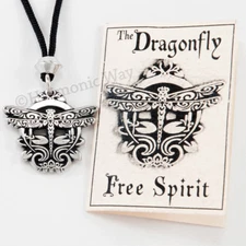 THE MAGICAL DRAGONFLY Pendant Necklace ~ Very Pretty!