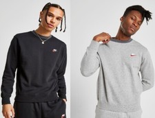 Nike Club Fleece Mens Crew Top Pants Bottom Tracksuit Small Medium Large XL