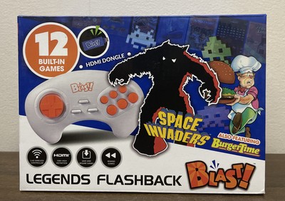 Legends Flashback Blast HDMI - 12 Games - Space Invaders, Burger Time, Polaris 