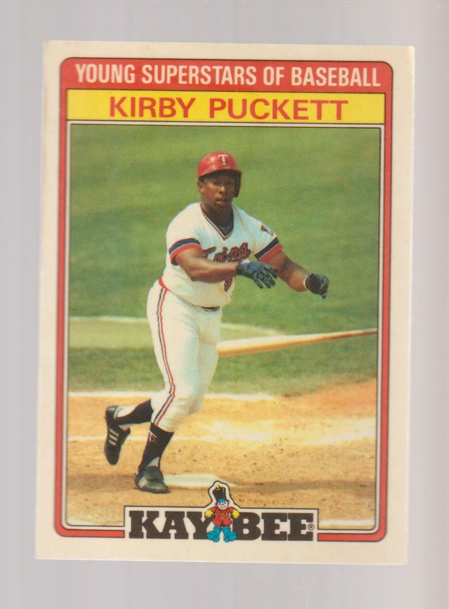 Robby商品　カードのあれ 1986 Kaybee Young Superstars of Baseball #25 Kirby Puckett card