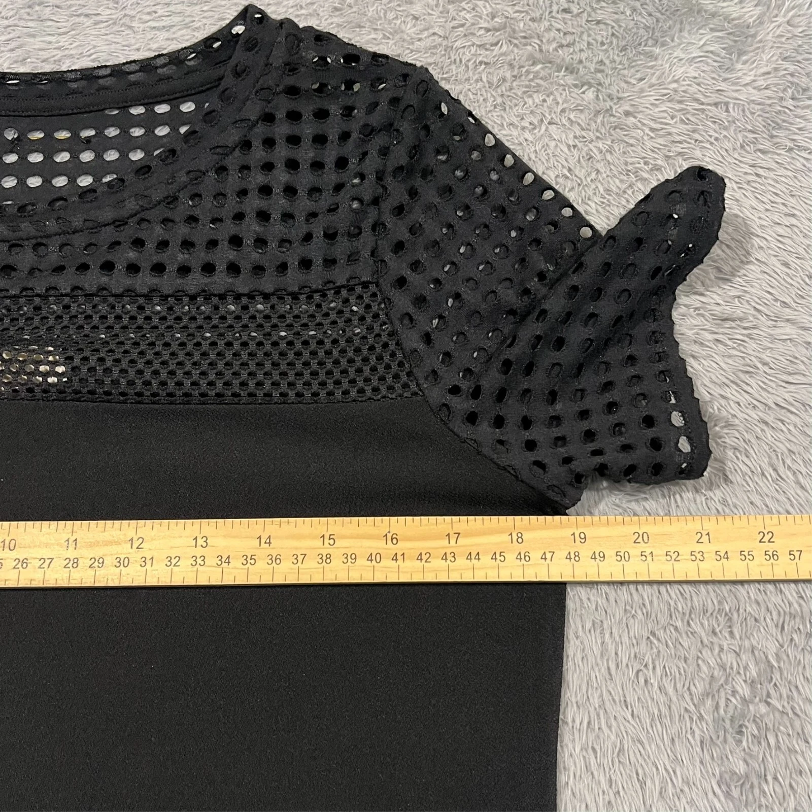 Michael Kors Abito Ritaglio Occhielli Donna M Nero Copricostume da Bagno