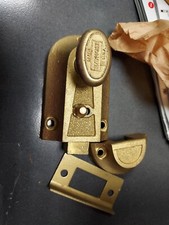 Vintage Bronze Laquer Single Cylinder Deadbolt Lock