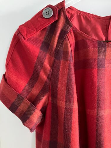 Burberry Brit rot kariertes Kleid Größe 4 Urlaub Weihnachten knielang - Bild 5 von 12