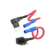 15PCS Fuse TAP Adapter Kit 12V 15 Amp 20Amp Car Add-a-circuit Mini ATM APM Blade