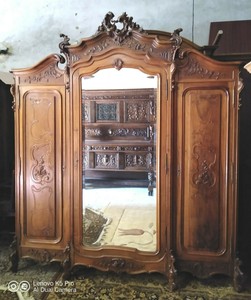 Armoire Rocaille Louis Xv En Noyer Ebay