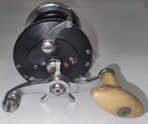Mulinello da Pesca Ocean City Philadelphia 991 Baitcasting Acqua Salata USA Vintage 1950 - Foto 12 di 12