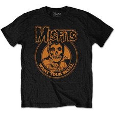 Misfits Want Your Skull T-Shirt Black New