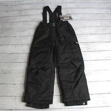 Weatherproof Boy's Black Snow Ski Pants Size 5 6 Winter Insulated Suspenders