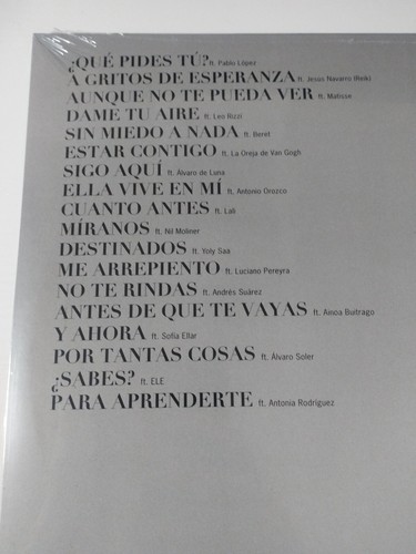 Alex Ubago 20 Años Pablo Lopez Sale Orozco - 2 X LP+CD Vinyle 12 " Neuf - Photo 6 sur 8