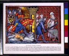 Photo:Les Etats francs,Godefroy de Bouillon,river Jordan