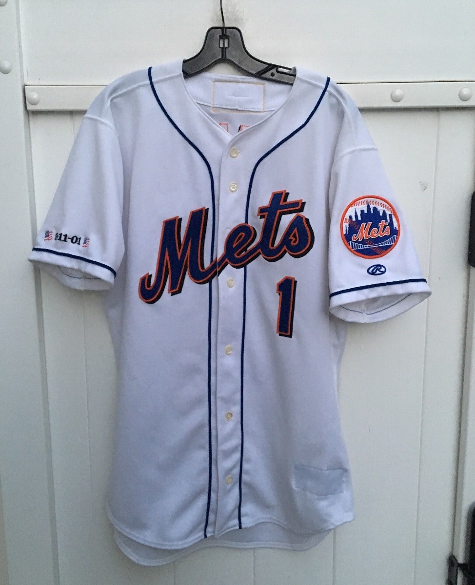 Vintage Rawlings New York Mets 9-11-01 Quakenbush #1 Authentic On