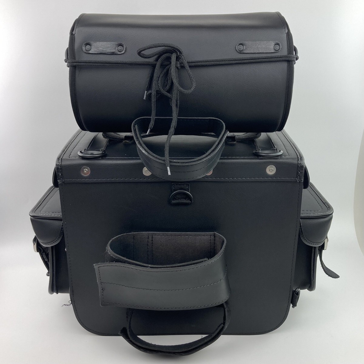 Viking Bags - Revival Series XL Motorcycle Sissy Bar Bag w Viking Bags - Revival Series XL Motorcycle Sissy Bar Bag w