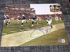 KEVIN DYSON SIGNED AUTOGRAPH 8X10 PHOTO TENNESSEE TITANS NFL BECKETT BAS COA
