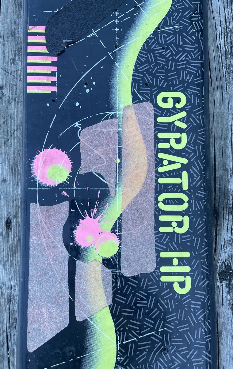 Vintage 1988-89 K2 Gyrator HP 154cm Snowboard Deck Made in