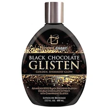 Brown Sugar Black Chocolate Glisten Shimmering Bronzer Tanning Bed Lotion