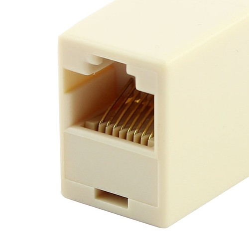 Plastic RJ45 Double Female Telephone Adapter Connector - Picture 6 of 6
