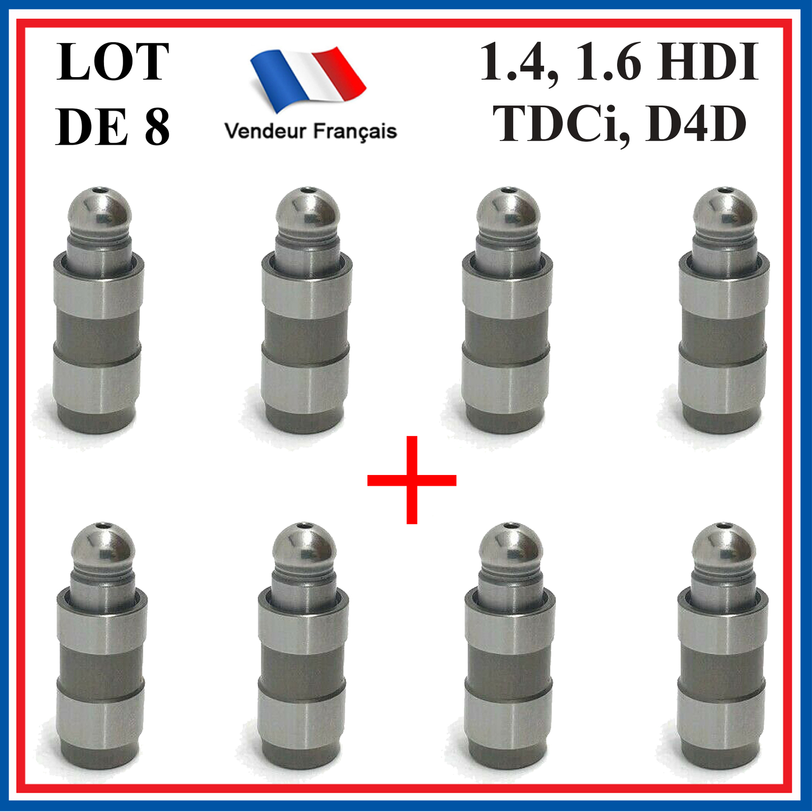 Poussoirs de soupape admission échappement Partner Traveller HDI 9636848480