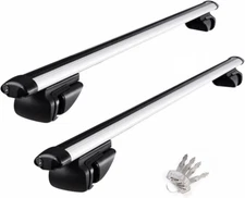 Universal Roof Rack 50" Aluminum Cross Rail Bar Car Top Luggage Cargo Crossbar C