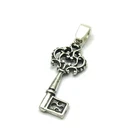 Genuine Sterling Silver Pendant Key Solid Hallmarked 925 Handmade