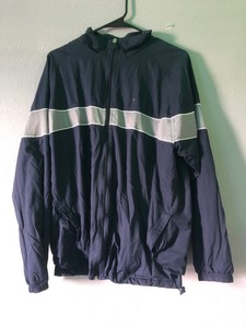 champion navy windbreaker
