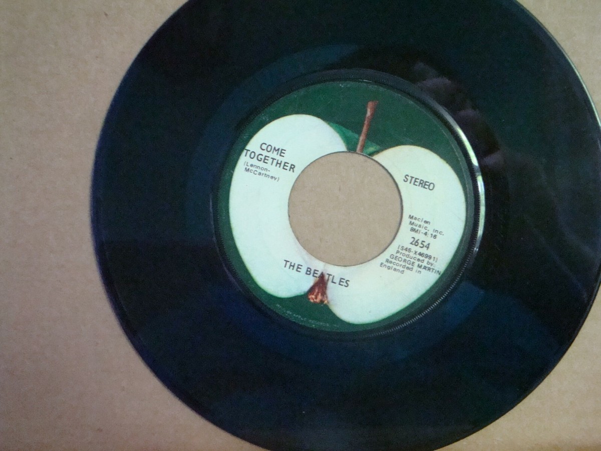 THE BEATLES, COME TOGETHER, SOMETHING, APPLE RECORDS, 45 RPM