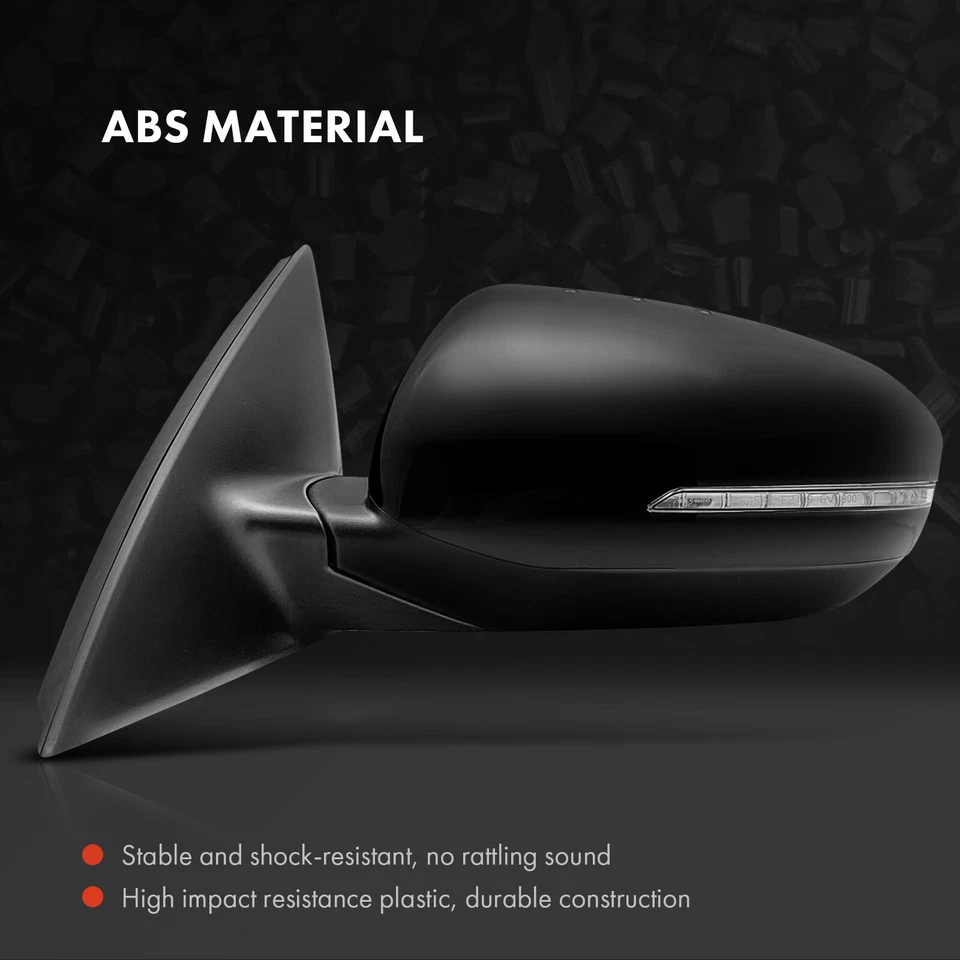 Espejo retrovisor plegable eléctrico izquierdo conductor con calefacción y calefacción para Kia Optima 2014-2015 Foto 3 de 4