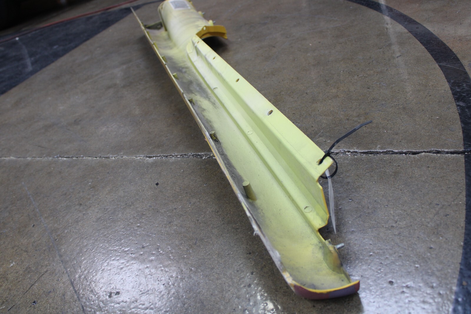 Ferrari 360, LH, Left, Rocker Panel, Yellow, Wrapped, Dmg, Used, P/N 66099510