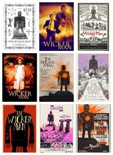 THE WICKER MAN FILMPOSTER DRUCK - GR&Ouml;SSE W&Auml;HLBAR - GERAHMTE & LAMINIERTE OPTIONEN a