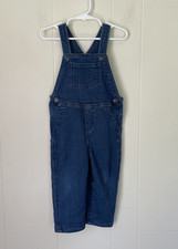 Carter  s Baby Denim Blue Jean Overalls Size 24m Toddler