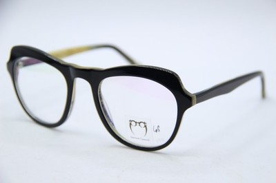 NEW SPECTACLE EYEWORKS PRINCE C606 BLACK GREEN WHITE AUTHENTIC EYEGLASSES 51-23