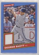 2020 Panini Donruss Retro 1986 Materials George Brett #86M-GB HOF 1u6