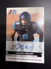 2022 Leaf Pro Set Draft - Autographs Jaivon Heiligh #PSA-JH2 (AU, RC)