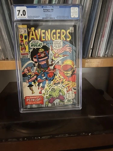 Avengers #88 Bronze Age Marvel Comics UKPV CGC 7.0 2nd highest graded