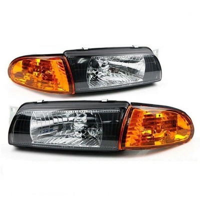 Lancer 4G63 Evo Evolution 1 2 3 Front Head Lamp Signal Turn Lamp Smoke Projector