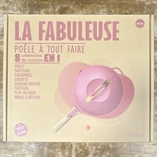 Cookut La Fabuleuse Poêle à frire à tout faire 28 Cm Rose