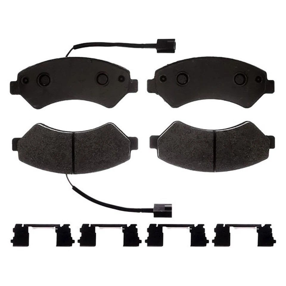 Pastillas de freno metálicas delanteras y traseras para camioneta Ram ProMaster 1500 2018-2014 Foto 3 de 4