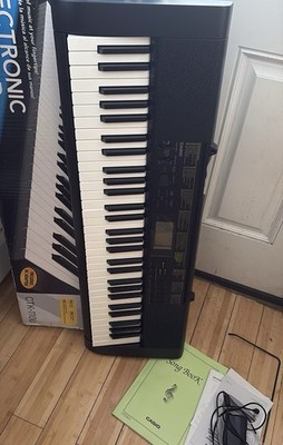 Vintage Casio CTK - 1100 Electric Digital Keyboard 61 Key / Original Box - Works