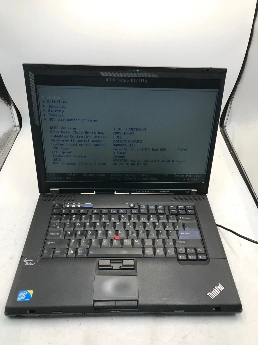 Lenovo ThinkPad T500 PC Notebooks/Laptops for Sale | Shop New