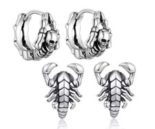 EDELSTAHL *** Creolen Ohrringe 13 mm &Oslash;, einzeln oder Paar